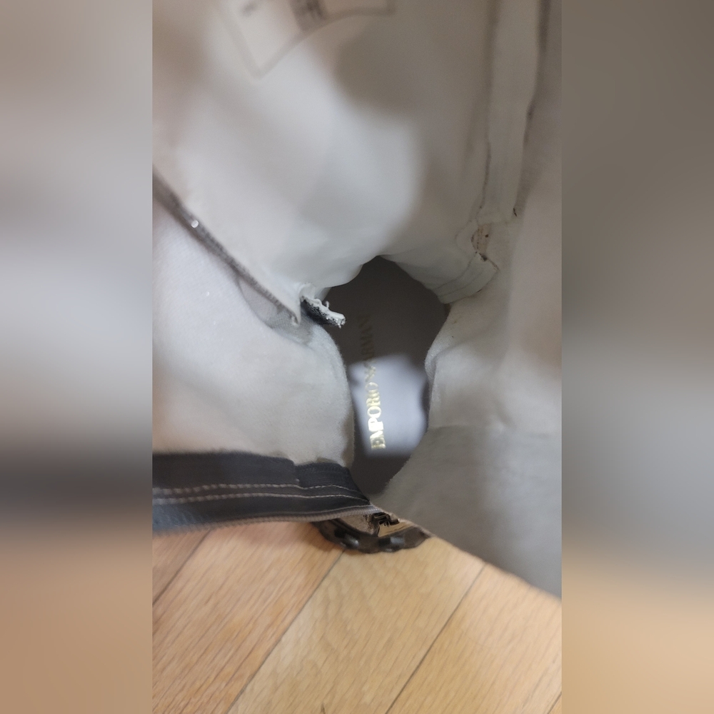 Emporio Armani Boots size 39 silver Zipper in the back - Picture 11 of 11